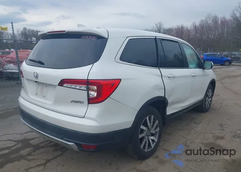 2022 Honda Pilot Awd Ex-L from USA, damaged, VIN 5FNYF6H56NB021657